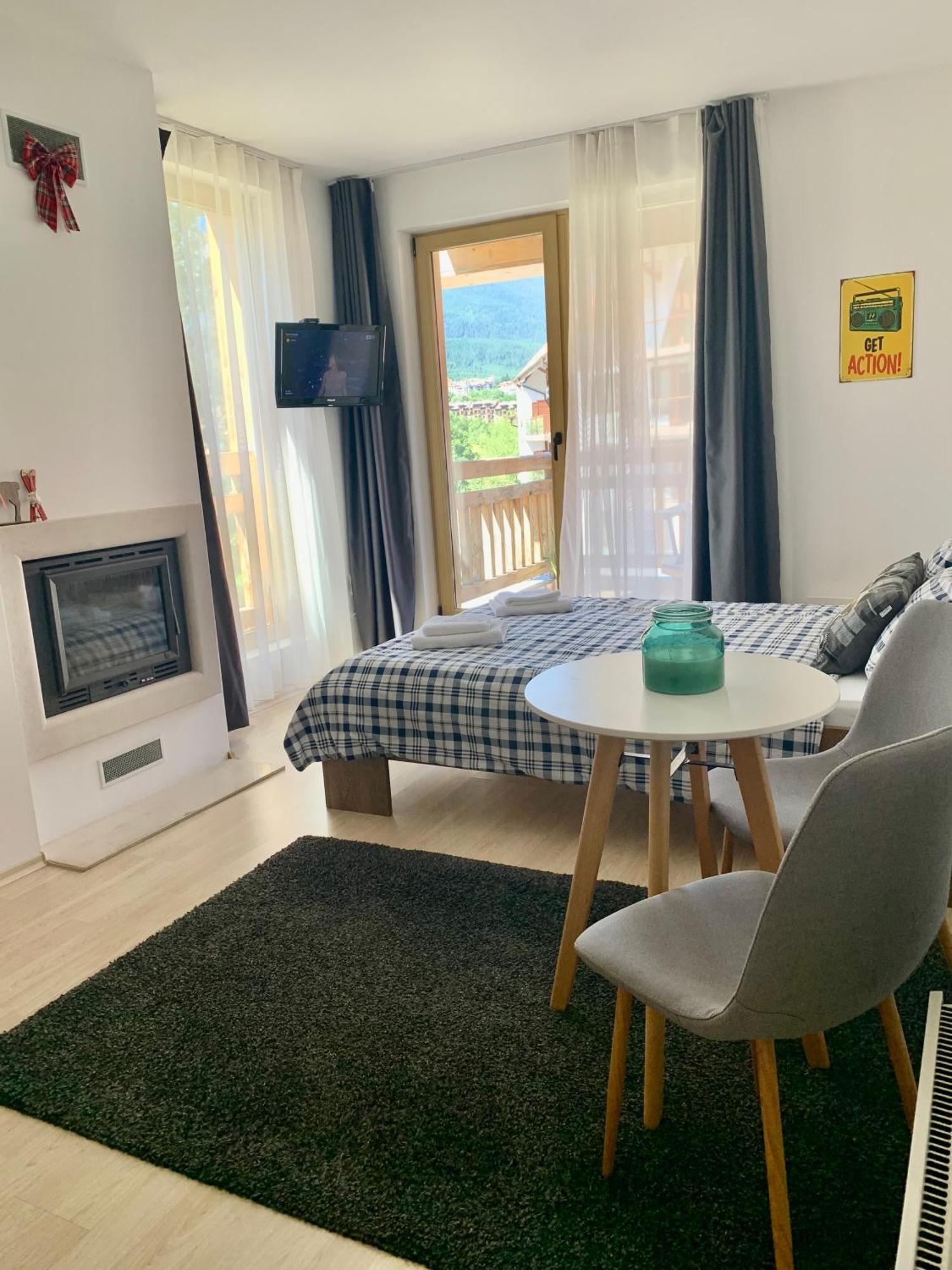 Studio Chalet 13, St John Park 班斯科 外观 照片